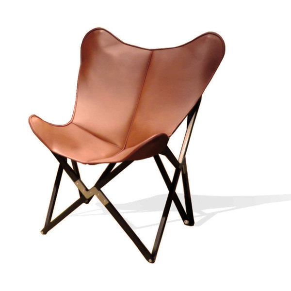 Fenby Tripolina Chair ORIGINAL leather tobacco brown