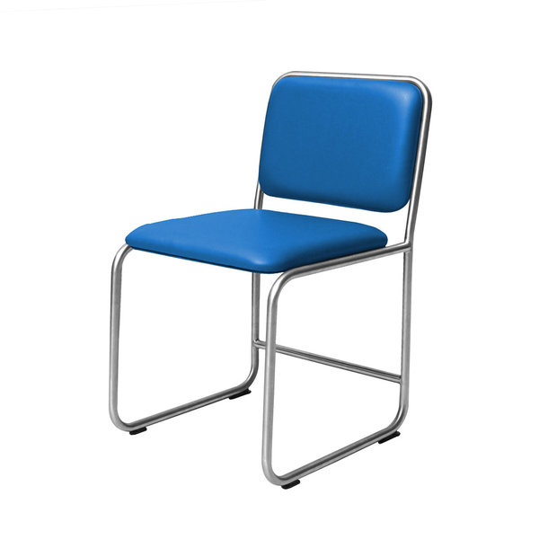 Chair WB1 leather blue
