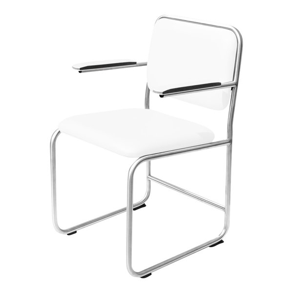Chair WB2 leather white