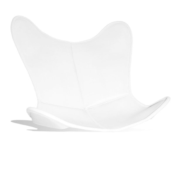 Hardoy Butterfly Chair ORIGINAL leather white