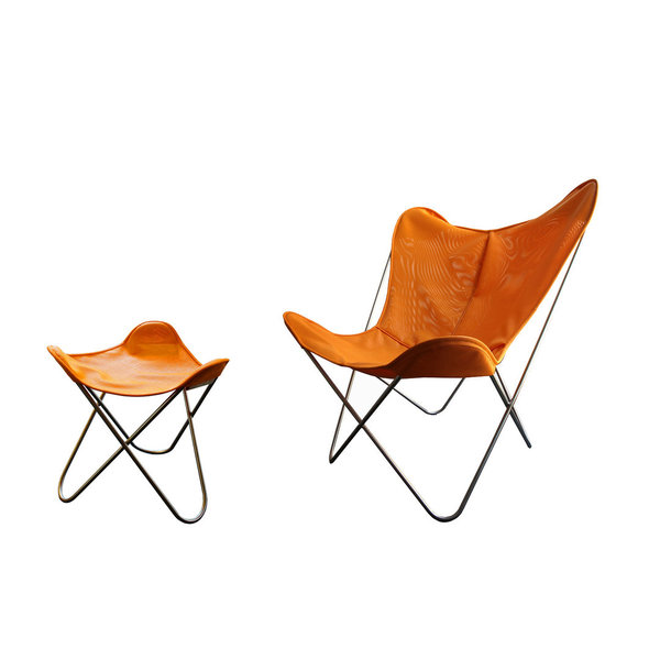 Hardoy Butterfly Chair ORIGINAL Tecfab orange
