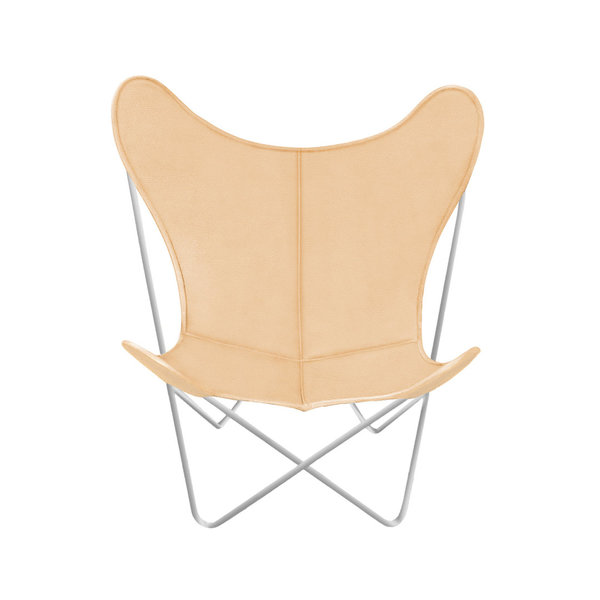 Hardoy Butterfly Chair ORIGINAL+ Neckleder honigbraun
