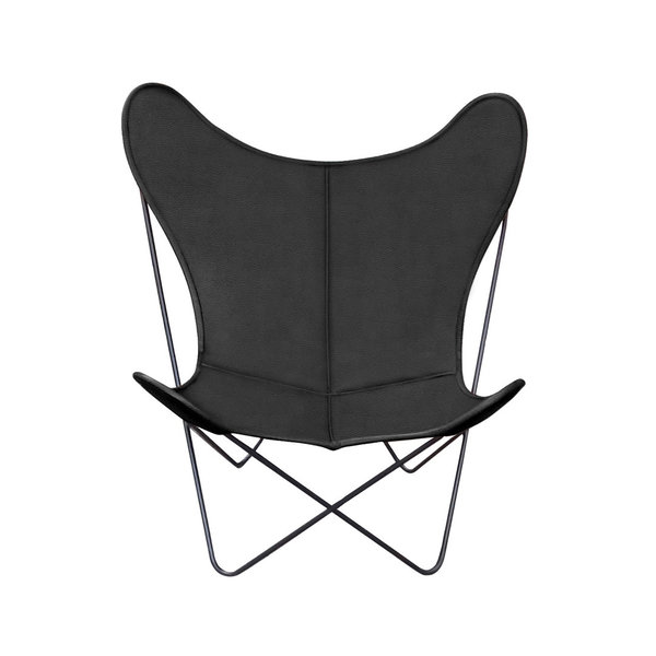 Hardoy Butterfly Chair ORIGINAL+ Leder schwarz