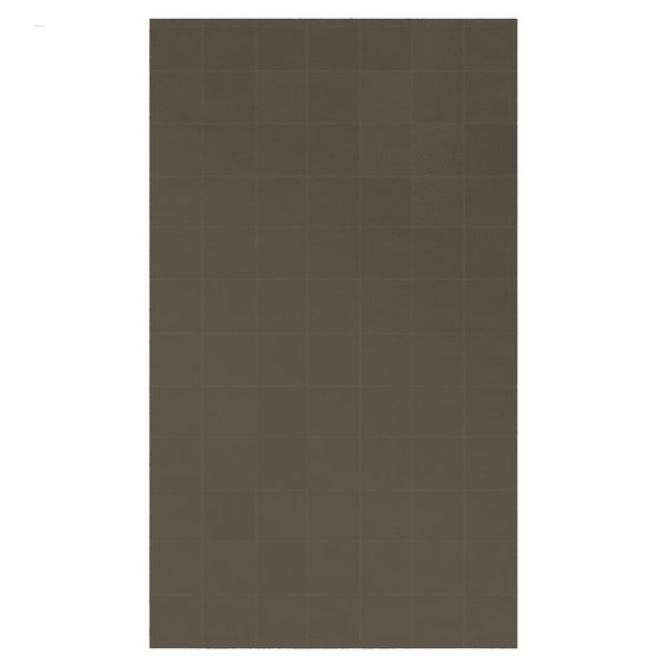 Khaki: Patchwork carpet from greyish-green neckleather